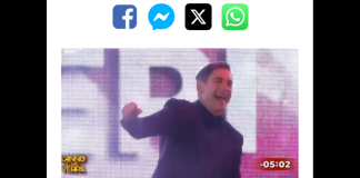 Fuoriprogramma a “L’anno che verrà”, lo show di Capodanno trasmesso in diretta su RaiUno da Reggio Calabria e condotto da Marco Liorni: quando mancavano cinque minuti alla mezzanotte e all’ingresso del 2025, mentre i Ricchi e Poveri stavano intrattenendo il pubblico con il brano “Mamma Maria”, si è udito nitidamente un “buon anno, teste di ca**o”… l’episodio ha suscitato l’ilarità del web e la clip è diventata subito virale