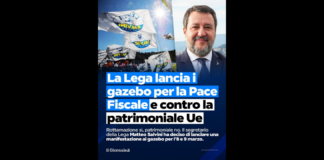 “Europatrimoniale voluta dalla sinistra No, grazie… avanti con la proposta della Lega per una definitiva Pace Fiscale”