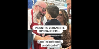 “Addio al piccolo Cesare, Cece: Con la sua mamma fino all’ultimo momento, in un inno alla Vita che grida Amore e supera di gran lunga la sua malattia… la mamma Valentina Mastroianni quest’estate mi diceva ‘sono consapevole che ogni giorno è un regalo'”