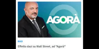 ‘Dopo l’annuncio dei dazi da parte del Presidente Trump Wall Street e le Borse sono colate a picco, e lo spettro della recessione agita l’Europa, che cerca di negoziare ma è pronta a rispondere alla guerra commerciale di Trump già dal 15 aprile’