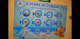 ‘Un tuffo colorato nel mondo marino: È lo scenario che d’ora in avanti accoglierà i bimbi ricoverati nel reparto di pediatria dell’AOU G. Martino di Messina. Inaugurata oggi la struttura rinnovata grazie al progetto “Il Mare In Corsia”, portato avanti dall’Associazione ABC, Amici dei Bimbi in Corsia di Messina’