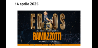 “Una Storia Importante World Tour – Il Nuovo Viaggio Globale in 4 Leg” di Eros Ramazzotti: il tour segna anche l’attesissimo ritorno di Eros negli stadi italiani