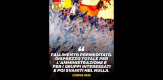 “Vogliamo, intanto, ringraziare gli imprenditori che hanno dimostrato attaccamento alla maglia che rappresenta la nostra città con la raccolta fondi che purtroppo non è andata a buon fine… a loro diciamo grazie”