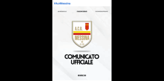 ACR Messina comunica di avere sollevato Simone Banchieri dall’incarico di allenatore della prima squadra: la decisione è stata assunta in vista degli ultimi due decisivi match del Messina in chiave play-out