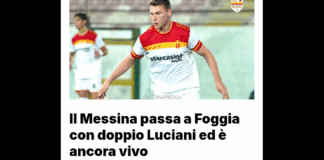 Vincendo a Foggia per 1-2 il Messina resta ancora in corsa per i playout: dopo l’ennesima settimana convulsa, tra il mancato pagamento di stipendi e contributi e l’esonero a sorpresa di mister Banchieri, i giallorossi sbancano lo “Zaccheria” dimostrandosi più forti delle difficoltà