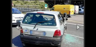Oggi, nel primo pomeriggio, si sono vissuti momenti di paura sulla Tangenziale di Messina nel tratto compreso tra le Uscite Boccetta e Centro nella Carreggiata lato monte in direzione Catania