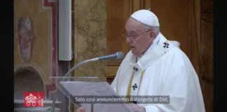 Dalle ore 09.00 di oggi 23 aprile 2025, secondo quanto previsto nell’Ordo Exsequiarum Romani Pontificis (nn. 41-65) sarà portata dalla Cappella della Domus Sanctæ Marthæ alla Basilica Papale di San Pietro… la bara con il defunto Romano Pontefice Francesco