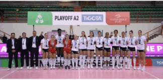 Non riesce l’impresa ad ‘Akademia Sant’Anna-Messina’… in serie A1 ci va la CBF Balducci HR Macerata: le SuperGirls, infatti, dopo la sconfitta maturata la domenica di Pasqua a Macerata in gara 1, cedono alle arancio-nere anche nel confronto di un gremito PalaRescifina (1-3)