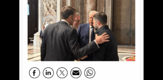 ‘“Molto produttivo”: così la Casa Bianca ha definito l’incontro tra il presidente Donald Trump e l’omologa ucraino Volodymyr Zelensky, avvenuto a margine delle esequie di Papa Francesco, in Vaticano… a confermare la notizia anche il portavoce del presidente ucraino Sergei Nykyforov, che, stanotte al Kyiv Independent, ha dichiarato… “L’incontro ha avuto luogo ed è già terminato”’