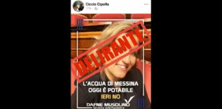 Nella giornata di ieri, la senatrice messinese Dafne Musolino (del ‘Gruppo di Italia Viva’ presso Palazzo Madama a Roma) pubblicava sulla propria omonima Pagina Facebook, un Post riguardante la potabilità dell’Acqua a Messina