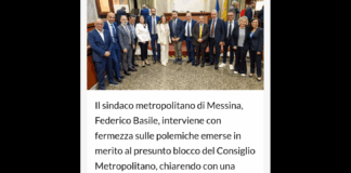 Il sindaco metropolitano di Messina, Federico Basile, interviene con fermezza sulle polemiche emerse in merito al presunto blocco del Consiglio Metropolitano, chiarendo con una nota ufficiale inviata al Dipartimento Regionale delle Autonomie Locali e, per conoscenza, alla Prefettura di Messina, che non esiste alcuna paralisi funzionale dell’organo politico e che i diritti dei consiglieri sono pienamente garantiti