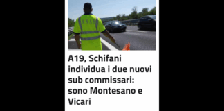 Nei giorni scorsi… il presidente della Regione Siciliana Renato Schifani ha individuato i due nuovi sub commissari per l’attuazione del piano di manutenzione dell’A19, l’Autostrada Palermo-Catania