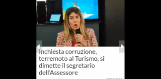 Poche ore dopo l’avviso di conclusione delle indagini notificato all’assessore regionale al Turismo Elvira Amata scattano le dimissioni di Giuseppe Martino, segretario particolare dell’assessore: la decisione è stata formalizzata nel pomeriggio di oggi dallo stesso Martino