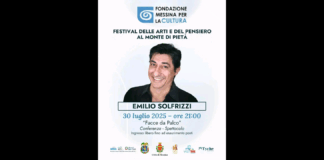 Il cartellone di appuntamenti estivi promossi dalla Fondazione Messina per la Cultura, in sinergia con l’Amministrazione comunale e la Città Metropolitana di Messina, prosegue con l’evento in programma oggi, mercoledì 30 luglio, alle ore 21.00, al Monte di Pietà di via XXIV Maggio, nell’ambito della rassegna “Festival delle Arti e del Pensiero”