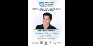 Il cartellone di appuntamenti estivi promossi dalla Fondazione Messina per la Cultura, in sinergia con l’Amministrazione comunale e la Città Metropolitana di Messina, prosegue con l’evento in programma oggi, mercoledì 30 luglio, alle ore 21.00, al Monte di Pietà di via XXIV Maggio, nell’ambito della rassegna “Festival delle Arti e del Pensiero”