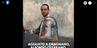 “È stato ucciso a colpi di pistola Alfonso Cesarano, giovane crivellato da almeno cinque proiettili nel primo pomeriggio di ieri (venerdì per chi legge – Nota di Redazione) alla periferia tra #Gragnano e Casola: L’agguato è avvenuto non lontano dall’abitazione della vittima… un commando armato lo ha raggiunto e colpito senza lasciargli scampo”