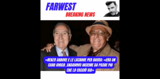 ‘Manca un quarto d’ora alle 21: una calda sera d’estate… «Pippo Baudo? Non sta benissimo lo so, ma l’ho sentito venti giorni fa, la situazione era stabile. Speriamo non sia vera la notizia di un suo serio peggioramento… provo a sentire… ora però vado a vedere in tv come è andato l’incontro Trump-Putin»… mezz’ora dopo, fatica a parlare: «Sono sopraffatto dal grande dolore… eravamo rimasti noi»’