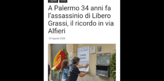 La sua morte ha segnato l’avvio di una nuova stagione di lotta alla mafia, colpendo al cuore quella società civile che fino ad allora non era ancora riuscita a fare concretamente i conti con le estorsioni: il ricordo di Libero Grassi è ancora vivo nel cuore e nella mente di Palermo, il suo testimone è stato raccolto da tantissime associazioni e trasmesso alle generazioni successive dall’attività incessante della moglie Pina e dei figli Alice e Davide