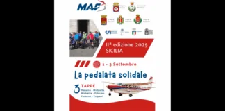 Messina sarà la prima tappa della Pedalata Solidale di MAF Italia, giunta alla sua seconda edizione in Sicilia: lunedì 1 settembre 2025, alle ore 10 in piazza Unione Europea, la città dello Stretto accoglierà la carovana dei ciclisti, che da qui prenderà il via verso Mistretta