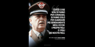“Del generale Carlo Alberto Dalla Chiesa va ricordato ad imperitura memoria il servizio eccellente reso alla Repubblica, da carabiniere e da prefetto di Palermo: La strage di via Carini arrivò nel momento in cui Dalla Chiesa aveva stretto un rapporto intenso con la Città martoriata dalla mafia”