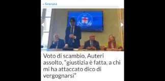 E’ sollevato il deputato regionale della Dc, Carlo Auteri, dopo la sentenza di assoluzione al termine del processo Qualunquemente: in primo grado, l’esponente politico, ma per quella vicenda in veste di imprenditore dello spettacolo, venne condannato ad un anno e due mesi solo che i giudici della Corte d’Appello hanno ribaltato tutto, assolvendo non solo il parlamentare Ars ma altri 10 imputati, tra cui l’ex sindaco di Priolo, Antonello Rizza, che erano stati precedentemente condannati