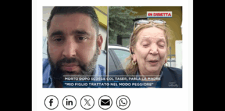 “Mio figlio non aveva un’arma in mano, non stava ammazzando nessuno, stava solo chiedendo aiuto”… è lo sfogo di Alfonsina, mamma di Claudio Citro, in diretta su Canale 5: oggi, mercoledì 17 settembre, durante la trasmissione la donna ha raccontato la sua verità sul figlio, il quarantaduenne deceduto in ospedale dopo essere stato fermato con il taser dalla polizia a Massenzatico, in provincia di Reggio Emilia, appena tre giorni fa