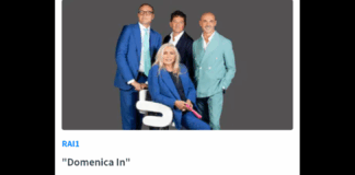 Nuovo appuntamento Domenica 28 settembre, dalle 14.00 alle 17.10 su Rai1, con “Domenica In”, condotta da Mara Venier in compagnia di Tommaso Cerno, Teo Mammucari ed Enzo Miccio, in diretta dagli Studi “Fabrizio Frizzi” di Roma