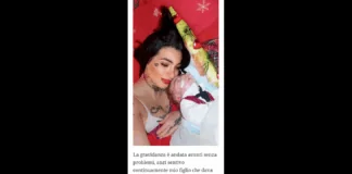 “Voglio (la mamma, Agata Crisafulli) raccontare a tutti la mia ultima gravidanza: Autorizzo l’Associazione Sicilia Risvegli, che sta seguendo il caso, a diffondere la mia triste storia”