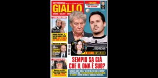 Il settimanale Giallo, esce oggi nelle Edicole