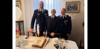 Nei giorni scorsi, presso la sua abitazione di Capo d’Orlando (ME), l’Appuntato dei Carabinieri in congedo Antonino MAZZONE, nato nel 1921, ha festeggiato il suo centoquattresimo compleanno, circondato da amici e parenti