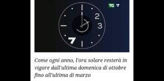 Questa notte, tra sabato 25 ottobre e domenica 26 ottobre, è tornata l’ora solare in Italia… significa che alle 03:00 del mattino le lancette si sono spostate indietro di 60 minuti, regalandoci un’ora in più di sonno