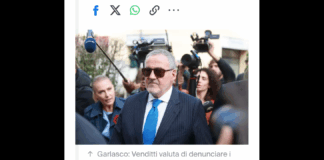 L’ex procuratore di Pavia Mario Venditti, indagato a Brescia, “sta valutando” se presentare una denuncia in relazione al capo di imputazione formulato dai pm pavesi a carico di Andrea Sempio per il delitto di Garlasco