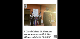 Il 12 novembre 2025, i Carabinieri del Comando Provinciale di Messina hanno commemorato il S. Ten. Giovanni CAVALLARO, ufficiale peloritano che è stato vittima – assieme ad altri 11 Carabinieri, 5 militari dell’Esercito Italiano e 2 civili – della strage occorsa ad An Nassiriya (IRAQ) il 12 novembre 2003, che ha poi determinato l’istituzione, nella stessa data, della “Giornata del ricordo dei caduti militari e civili nelle missioni internazionali per la pace”