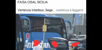 ‘Nella giornata odierna, un autobus in servizio per la società Interbus è stato sanzionato e posto sotto sequestro a seguito delle verifiche sul mancato rispetto dei tempi di guida e riposo previsti dal Regolamento CE 561/06, oltre che sull’idoneità del mezzo: L’episodio si aggiunge a precedenti interventi analoghi effettuati presso Autoservizi Russo e conferma un quadro di criticità già evidenziato dalla recente sentenza su Segesta Autolinee, che ha dichiarato illegittimi i turni con nastro lavorativo superiore alle 12 ore’