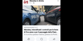 Si è svolta questa mattina, presso la Prefettura di Messina, una riunione del Comitato Provinciale per l’Ordine e la Sicurezza Pubblica, presieduta dal Prefetto Cosima Di Stani: all’incontro hanno partecipato il Questore, i Comandanti provinciali dell’Arma dei Carabinieri e della Guardia di Finanza, nonché i rappresentanti del Comune di Messina, della Polizia Stradale, dei Vigili del Fuoco e della Polizia Municipale