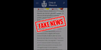 “𝗔𝗧𝗧𝗘𝗡𝗭𝗜𝗢𝗡𝗘 𝗙𝗔𝗞𝗘 𝗡𝗘𝗪𝗦: Sta circolando una notizia FALSA su una presunta ordinanza di chiusura delle scuole a Messina per domani, 8 gennaio 2026… voglio chiarire che NON ho firmato alcuna ordinanza di chiusura”