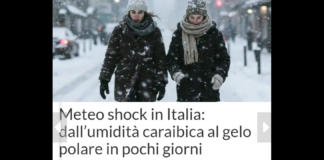 L’anticiclone resta fuori gioco e l’Italia si prepara a vivere una delle settimane meteorologicamente più estreme dell’inverno: prima piogge torrenziali, vento e neve record, poi un brusco ribaltone polare proprio a ridosso di San Valentino… a delineare lo scenario è Lorenzo Tedici, meteorologo de IlMeteo.it, che parla senza mezzi termini di una configurazione capace di collegare Caraibi e Lapponia nel giro di pochi giorni
