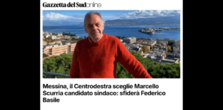“Si ufficializza il supporto del centrodestra unito al candidato CIVICO Marcello SCURRIA: Una mossa che si vociferava da tempo”