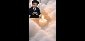 “Una preghiera per il piccolo Domenico Caliendo: Signore buono e misericordioso, ti affidiamo il piccolo Domenico Caliendo”