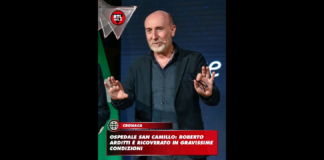 “Le condizioni di Roberto Arditti (giornalista, autore televisivo e da sempre facente parte di RTL 102.5), ricoverato dalla notte in terapia intensiva in seguito a arresto cardiaco, sono estremamente gravi”