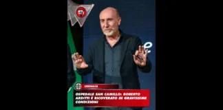 “Le condizioni di Roberto Arditti (giornalista, autore televisivo e da sempre facente parte di RTL 102.5), ricoverato dalla notte in terapia intensiva in seguito a arresto cardiaco, sono estremamente gravi”