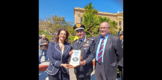 “Presente oggi, alla cerimonia dell’81° Anniversario della Liberazione”