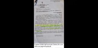“La spinosa questione delle firme per la presentazione delle liste elettorali, a margine della L.R. 26 agosto 1992 n.7 art. 7 comma 3, non può essere delegata ad una valutazione che è a discrezione di un funzionario e di un dirigente dell’Assessorato regionale delle Autonomie Locali e della Funzione Pubblica (come dalla pec sbandierata dall’avv. Cateno De Luca in un suo Post e che pubblico)”