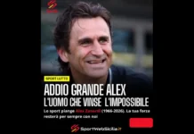 Il mondo dello sport italiano e internazionale è in lutto: si è spento all’età di 59 anni Alex Zanardi… pilota, campione, ma soprattutto simbolo universale di resilienza e amore per la vita