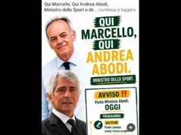 “Qui Marcello, Qui Andrea Abodi, Ministro dello Sport e dei Giovani: Oggi sarà a #Messina per una giornata importante dedicata a sport, giovani e futuro della città”