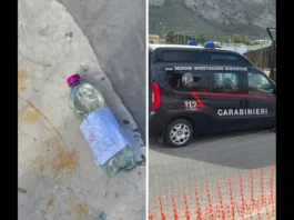 “Stamattina diversi lidi di Isola delle Femmine (PA), punto non distante dalla spiaggia di Mondello in cui insiste lo stesso mandamento mafioso, si sono svegliati con bottigliette di benzina con un foglio con su scritto ‘5.000’ euro”