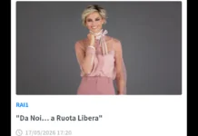 Nuovo appuntamento con “Da noi… a Ruota Libera”, il programma condotto da Francesca Fialdini che è realizzato dai membri della Direzione Intrattenimento Day Time della Rai in collaborazione con i responsabili della Endemol Shine Italy, in onda domenica 17 maggio alle 17.20 su Rai1