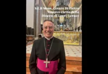 Monsignor Cesare Di Pietro, è il nuovo vescovo della diocesi di Locri