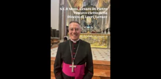 Monsignor Cesare Di Pietro, è il nuovo vescovo della diocesi di Locri