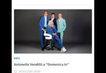 Si è aperto con la presenza di Antonello Venditti il nuovo appuntamento con “Domenica In”, condotto da Mara Venier in compagnia di Tommaso Cerno, Teo Mammucari ed Enzo Miccio, che è iniziato in onda domenica 24 maggio alle 14.00 su Rai1, in diretta dagli Studi “Fabrizio Frizzi” di Roma